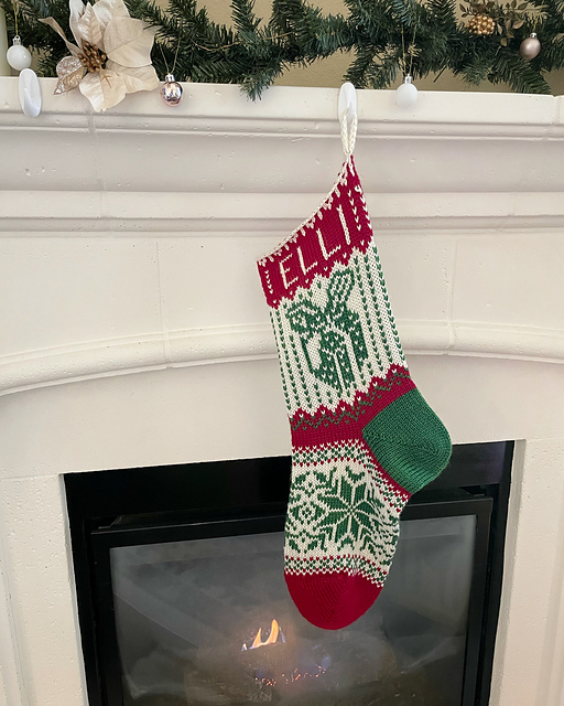 Gift Box Fair Isle Stocking