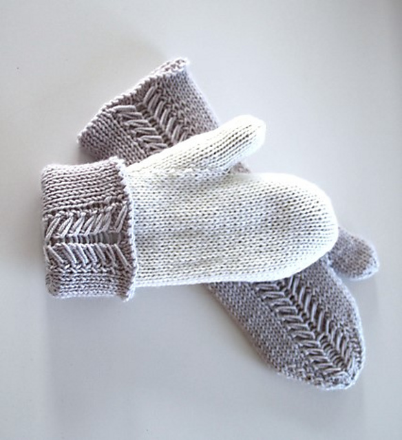 Amanda reversible mitts