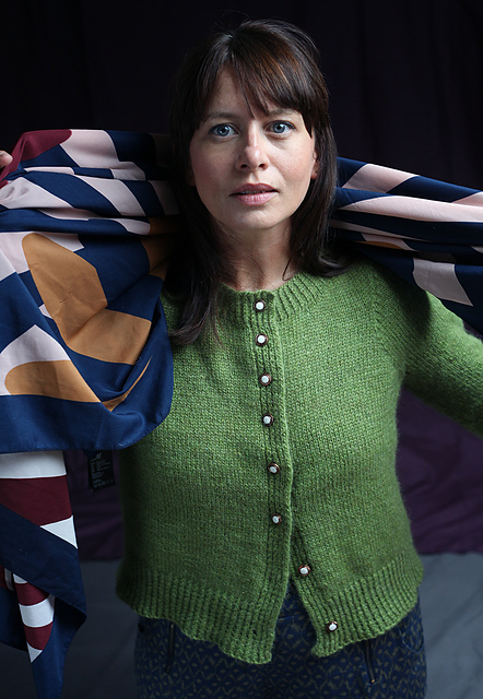 tulle knit soft cardigan acka Textured Knit Cropped Cardigan – iORA