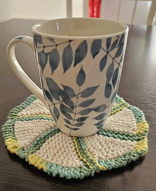 Knitted Fruit Slice Coaster