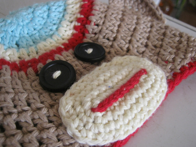 Sock Monkey Face