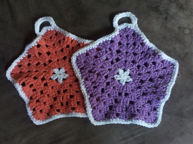 Star Hexagon Dishcloth
