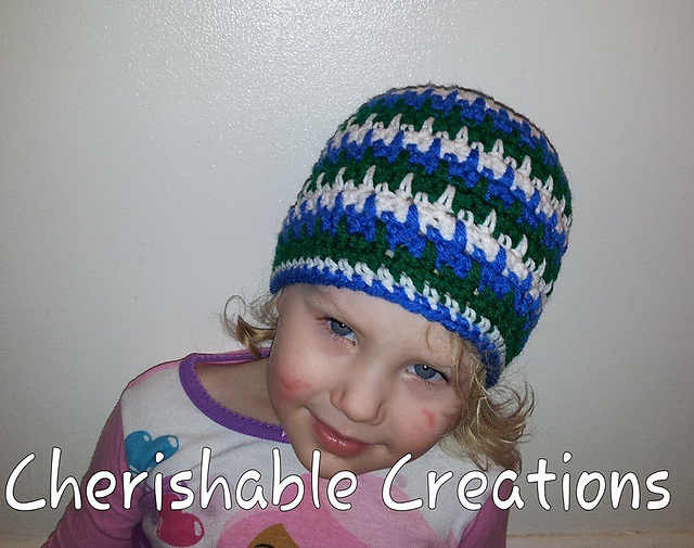 Spike Stripe Beanie & Slouch