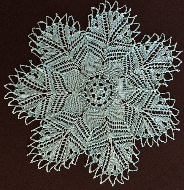 Anemone Knitted Doily