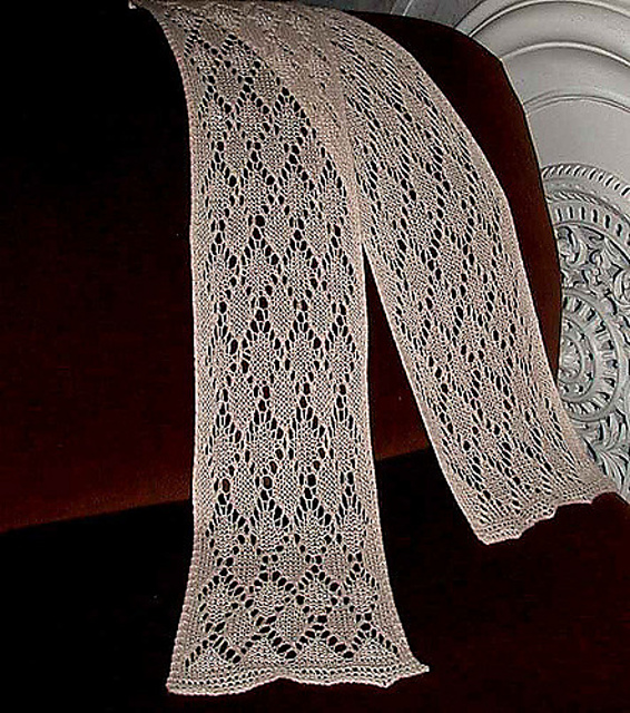 Beaded Diamond Scarf