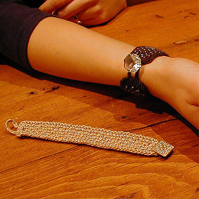 Bead-Knit Bracelets