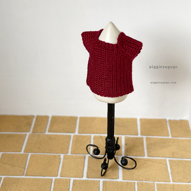 細編みでできるよセーター / Simply SC sweater