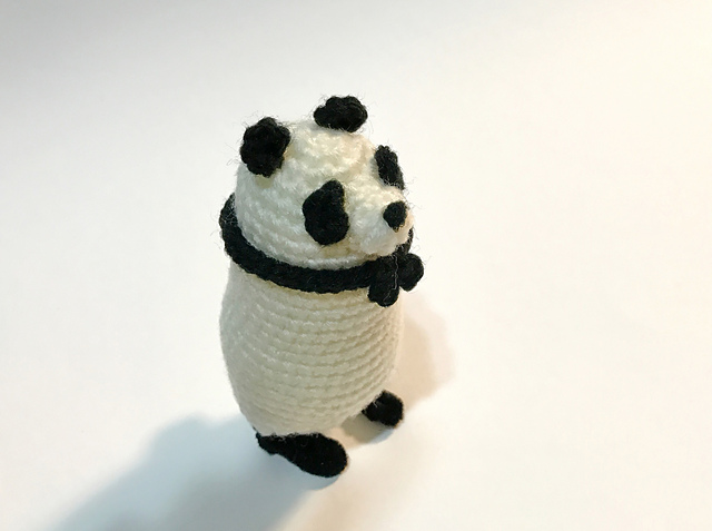 Panda amigurumi "gereau" from maallong