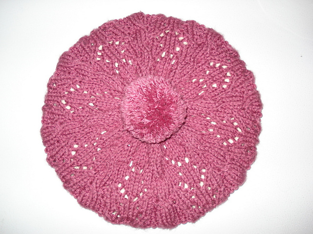 Eyelets & Cables Child's Hat