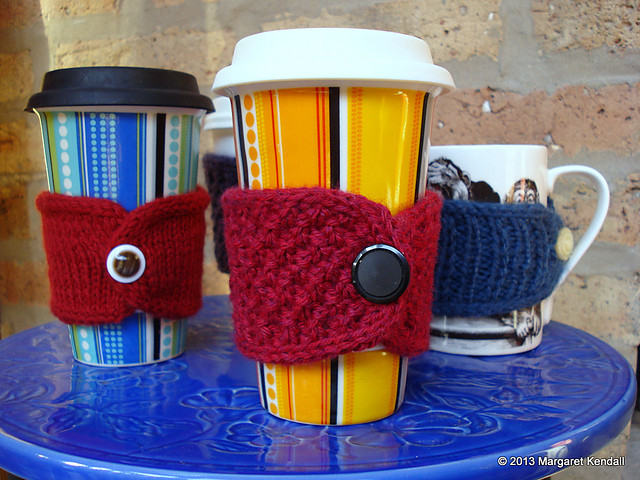 Cup Cozy with an Edge