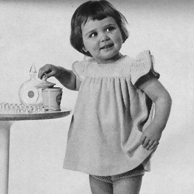 1153 Child's Dress with Matching Knickers