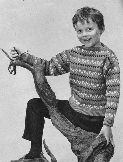 1157 Boy's Fairisle Sweater