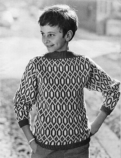 1225 Girl's Norwegian Sweater