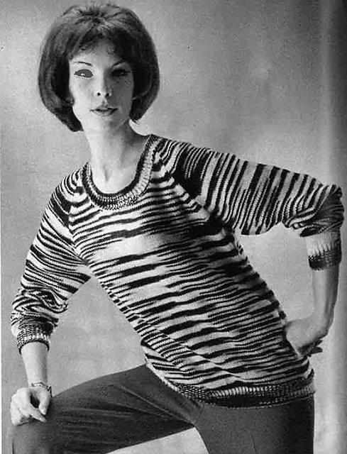 1242 Colored Lady's Sweater