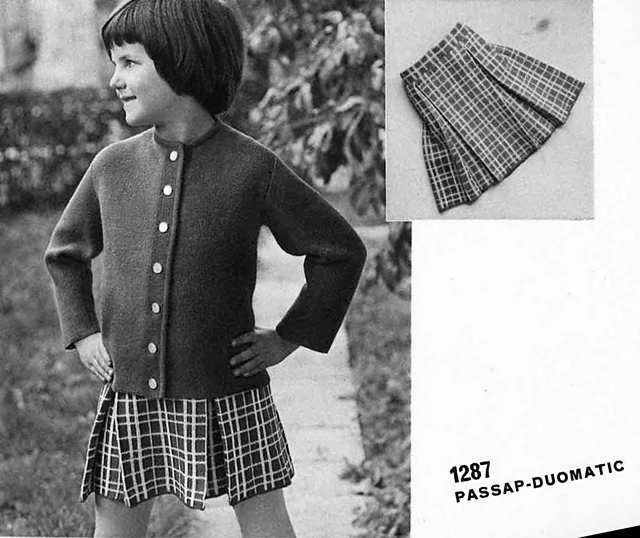 1287 Girl's Two Piece Suit