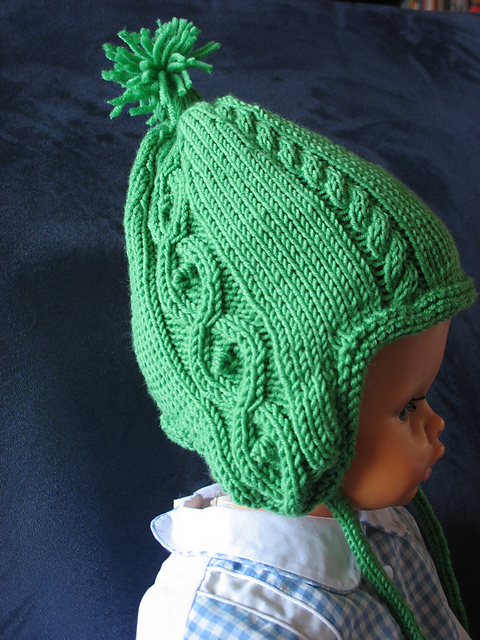 Kleiner Kobold/Cabled Earflap Hat