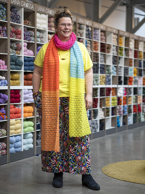 Setasuri colorblock sjaaltje / Schal