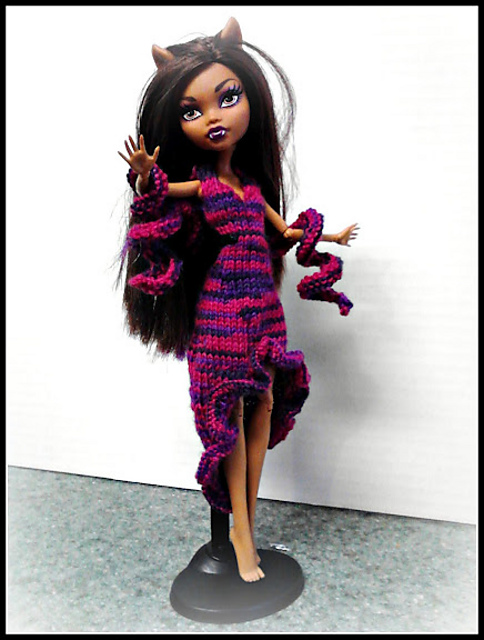Clawdeen's Disco Dress for Monster High Doll