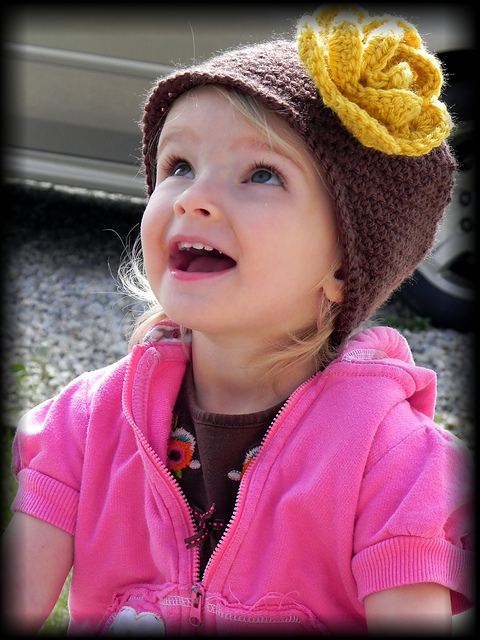 Autumn Rose Infant Hat