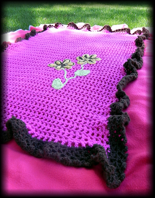 Spring Flowers Baby Blanket & Canopy