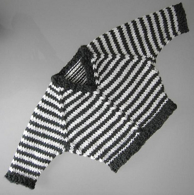 Ravelry Variation on the FiveHour Baby Sweater pattern by Anna Larsson