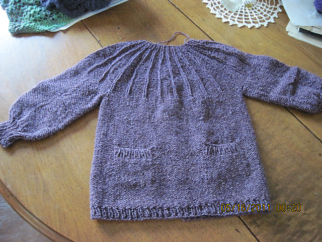 Girl's Rib-Yoked Smock