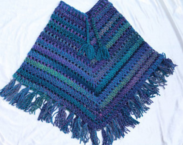 tweed poncho