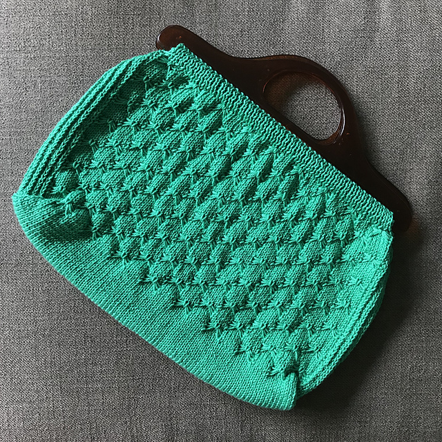 Retro Style Knitting Bag