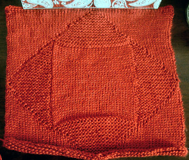 Diamond Motif Tunisian Afghan Square