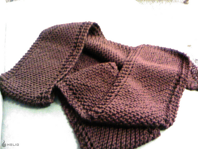 Perforated Edge Scarf