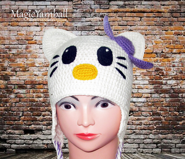 Hat «The white cat»