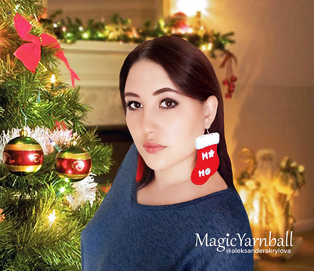 "Christmas Stockings" Earrings
