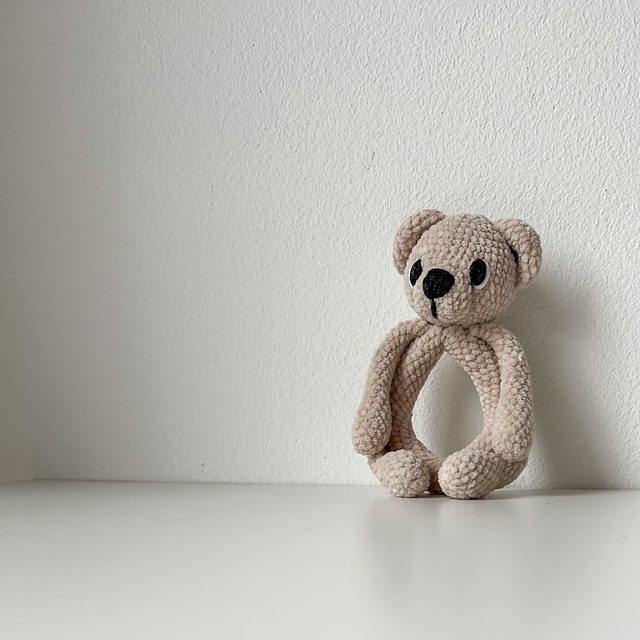 Ravelry: teddy bear rattle pattern by Aleksandra Maka
