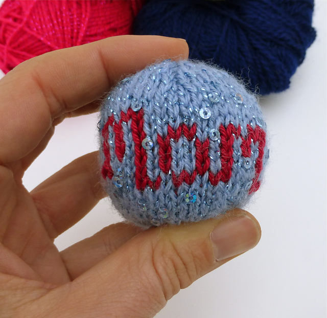 Personalized knit ball