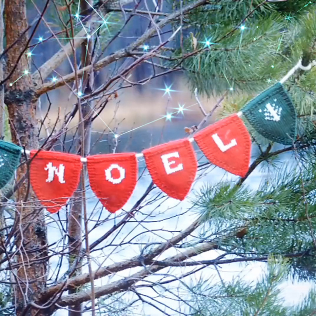Christmas Medieval garland