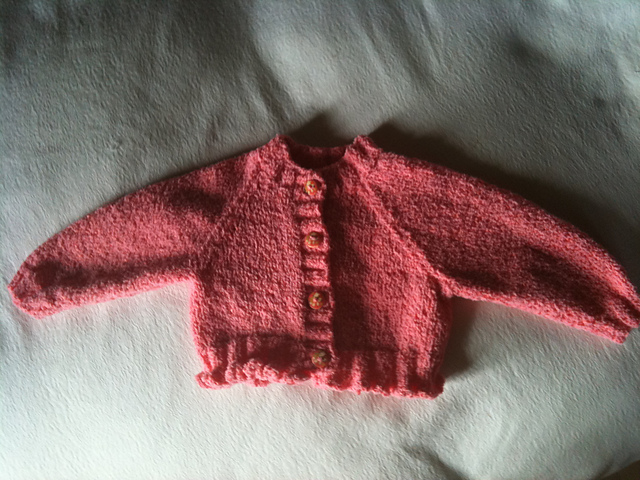 Frilled or Rib-edge Cardigans