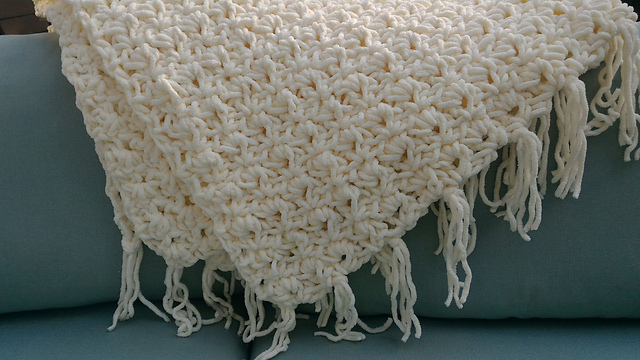 Chunky Crochet Throw
