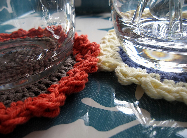 Crochet Flower Coaster