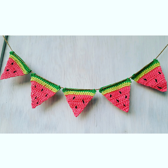 Sweet Watermelon Bunting