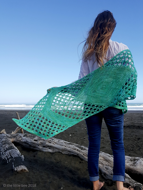 Beach Walk Shawl