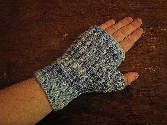 Silk Merino Fingerless Gloves