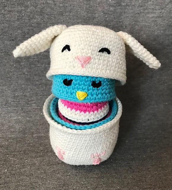 Easter Bunny Nesting Dolls