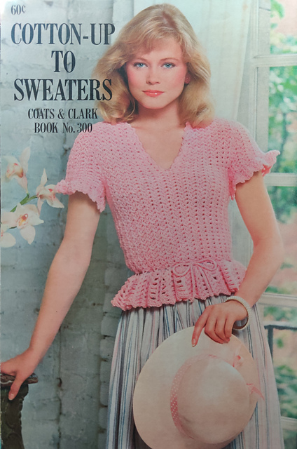 Crochet Peplum Top D-389