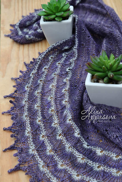 Aster Journey Lace Shawl