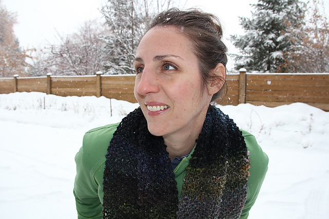 Noro Cyochin Moss Stitch Infinity Scarf