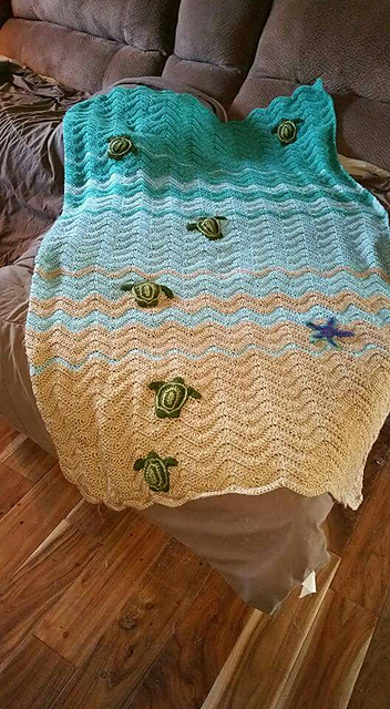 Ravelry: Sea Turtle Blanket pattern by Crochet by Alisha