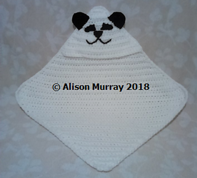 Panda Hooded Wrap