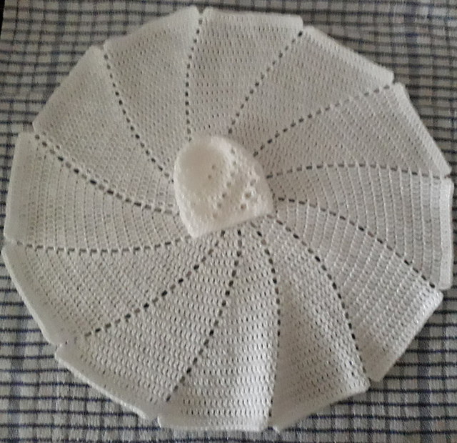 Spinning Eyelets Blanket and Hat