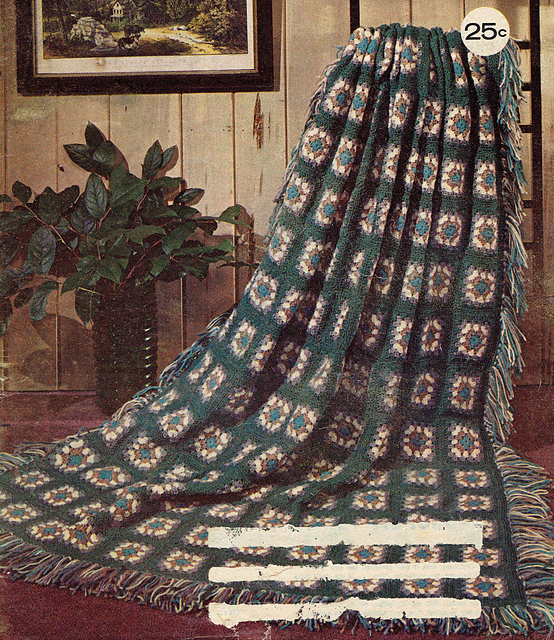 Classic Afghan Goes Modern