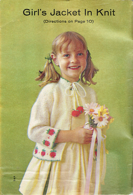 Girl's Jacket In Knit